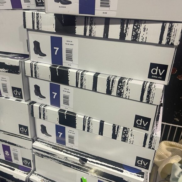 Dolce Vita KELLAR Black Western Heeled Boots - Picture 9 of 15